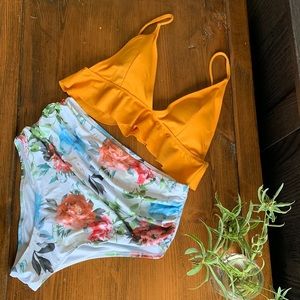 Cupshe flattering high waisted bathing suit